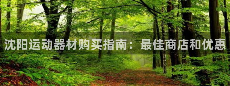 意昂体育3平台注册流程视频：沈阳运动器材购买指南：最佳商店和