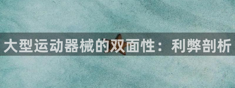 德国意昂3集团：大型运动器械的双面性：利弊剖析